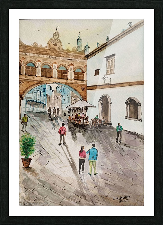 Cofee Lane_DKS Picture Frame print