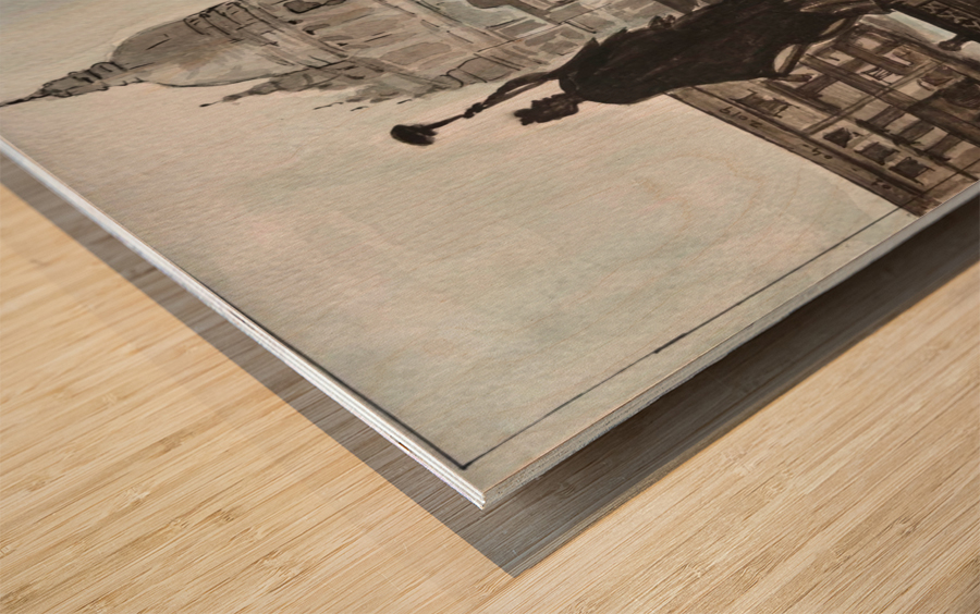 White house_DKS Wood print