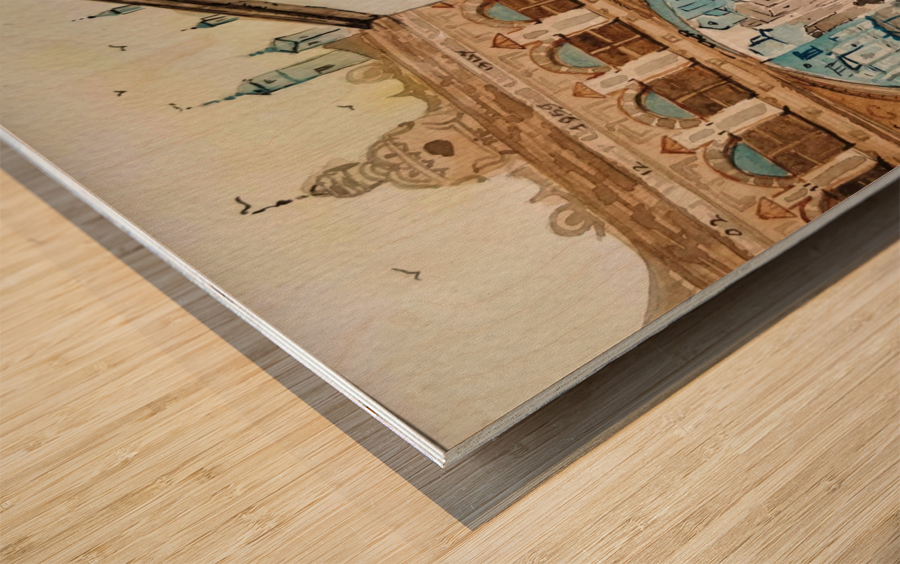 Cofee Lane_DKS Wood print