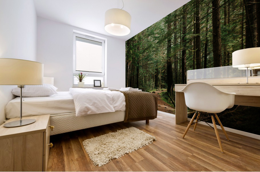 Green Wanders Mural print