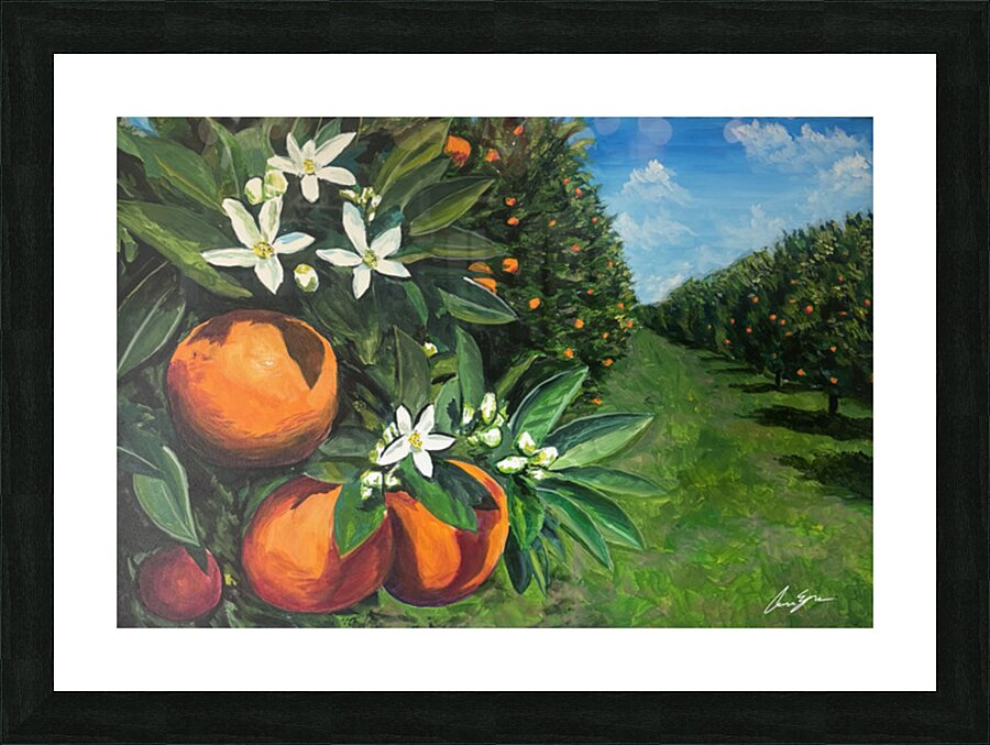 Olde Florida Picture Frame print