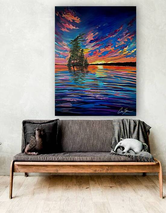 Nick Stoner Island Painting by Conor s Canvas