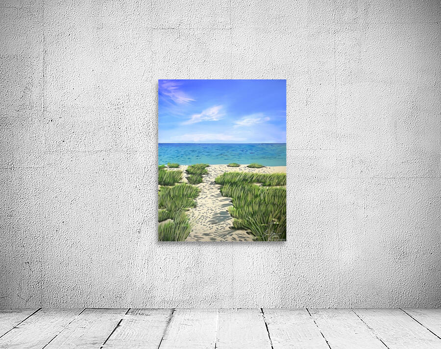 Beach Painting Wall Preview