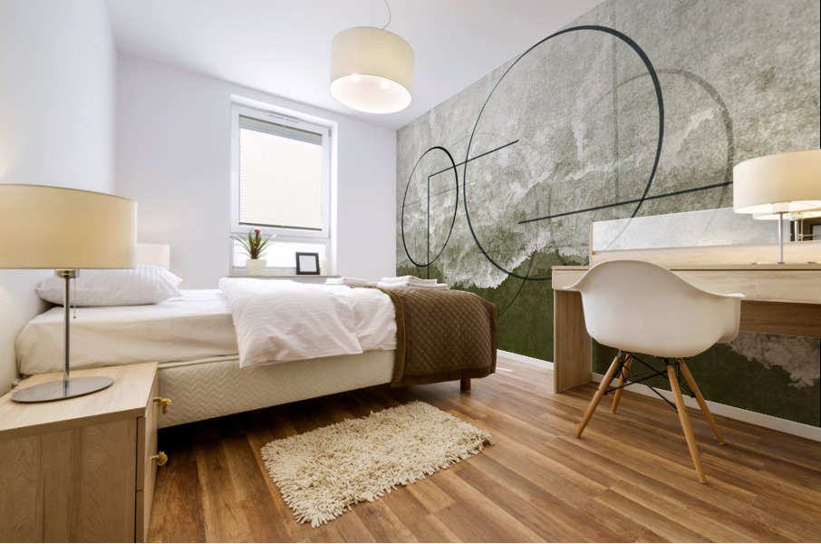 Snowy Hill Mural print