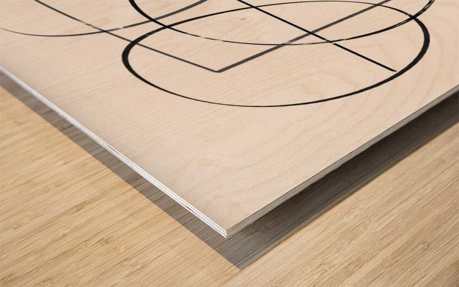 The Connection Between Us Wood print