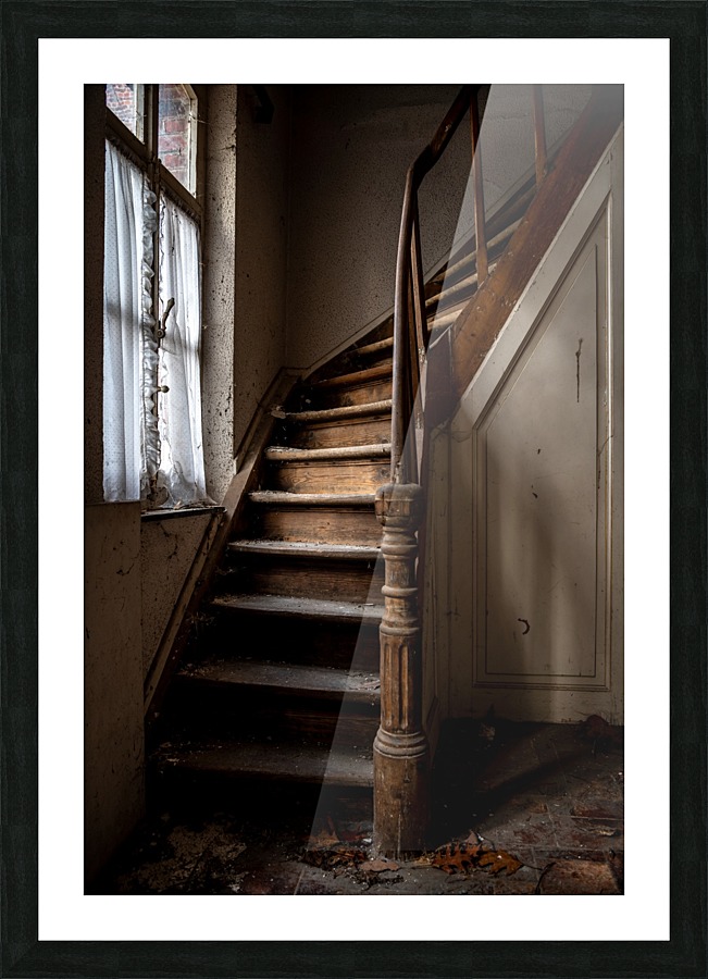 Staircase in a Monastery Picture Frame print