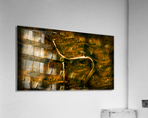 Goldengreen dog Acrylic Print