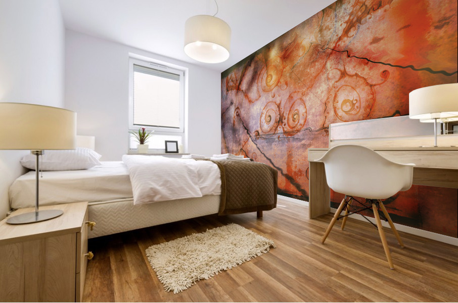 Champagne rusty   Mural print