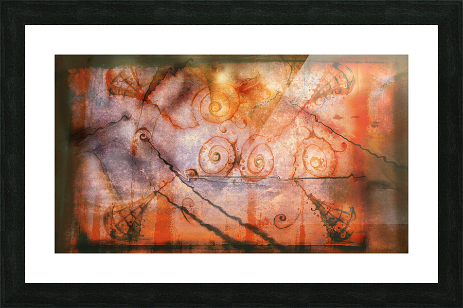 Champagne rusty   Picture Frame print