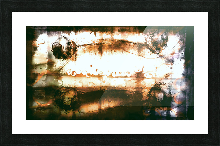Rusty branches Picture Frame print