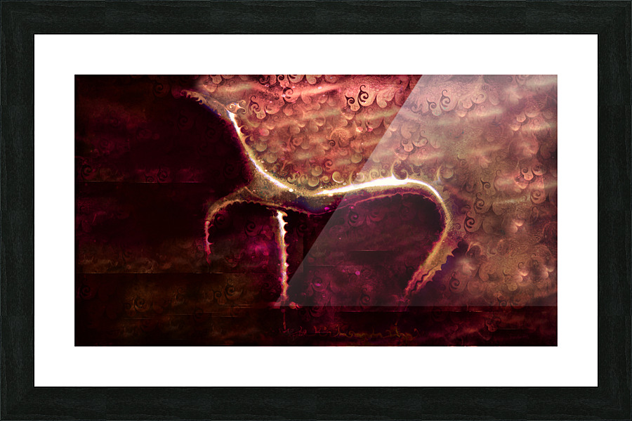 Goldenreddog Picture Frame print