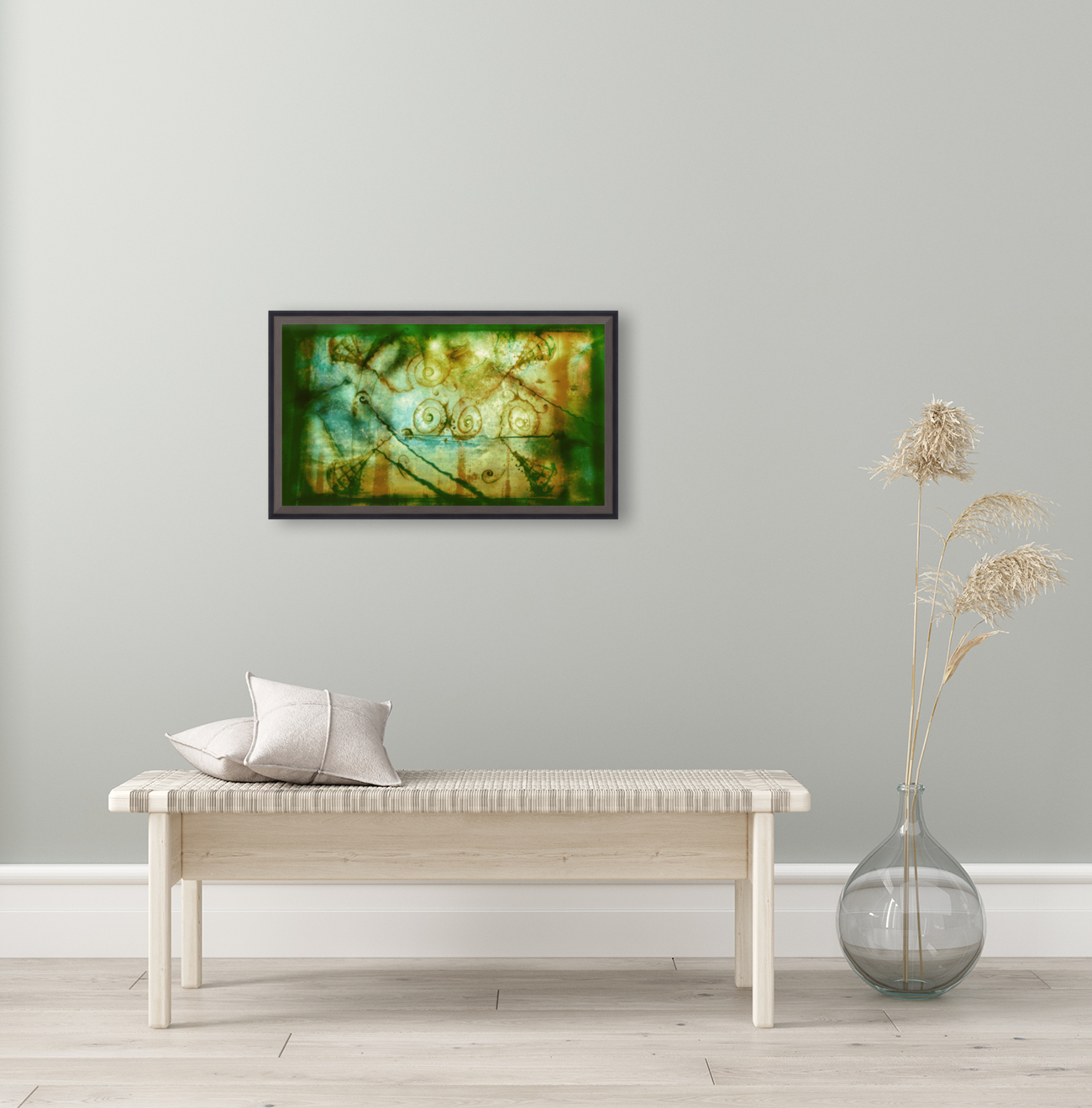 Champagne green Reproduction