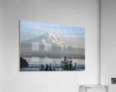 Mt Rainier over Tacoma  Acrylic Print