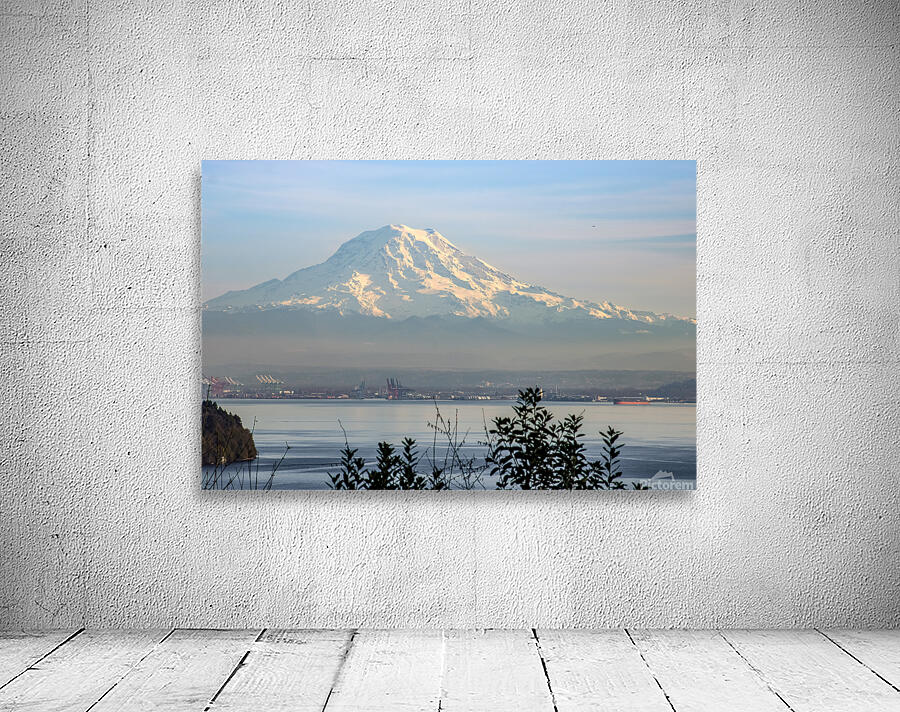 Mt Rainier over Tacoma  Wall Preview