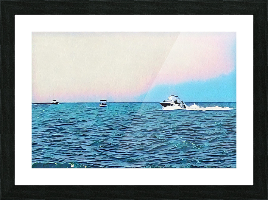 Motoring Out Picture Frame print