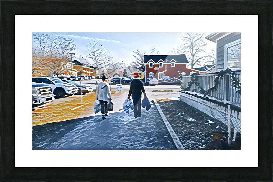 Bayfield Shoppers Picture Frame print