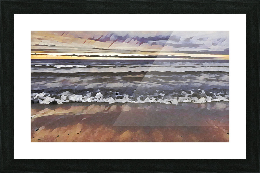 Shore Waves Picture Frame print