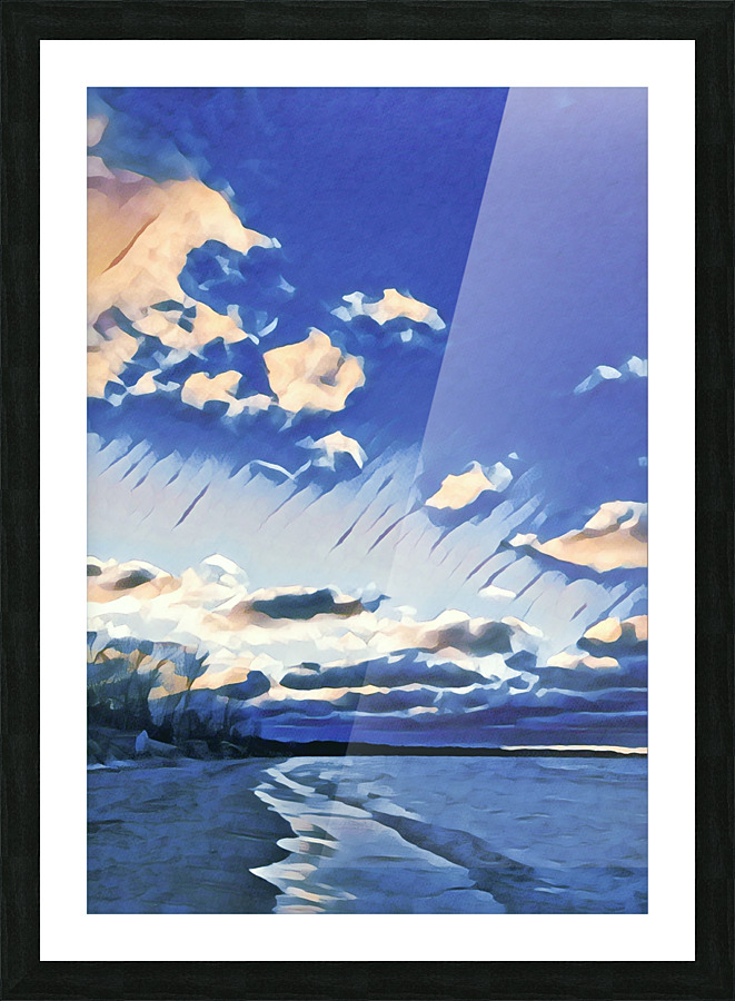 Shore Sunset 2 Picture Frame print