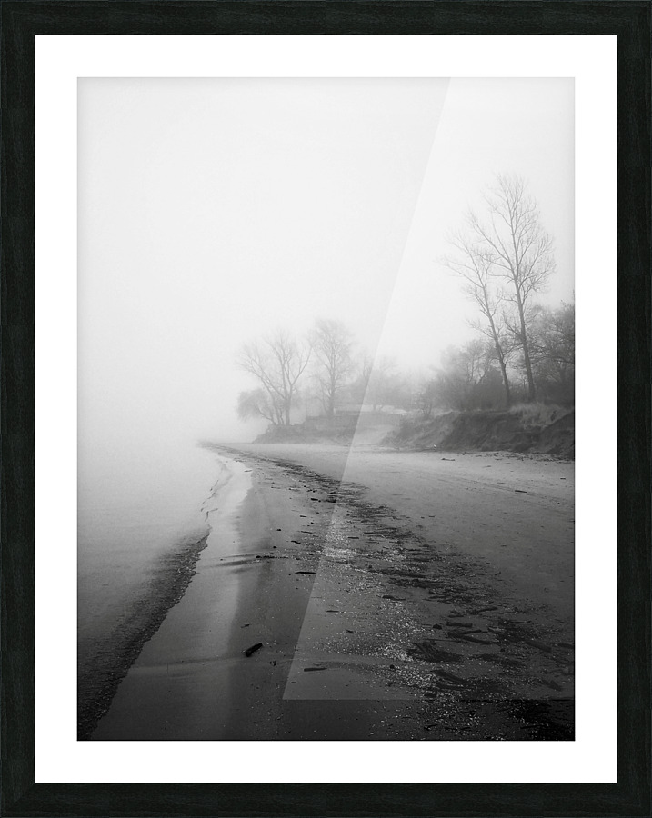 Beach Fog Picture Frame print