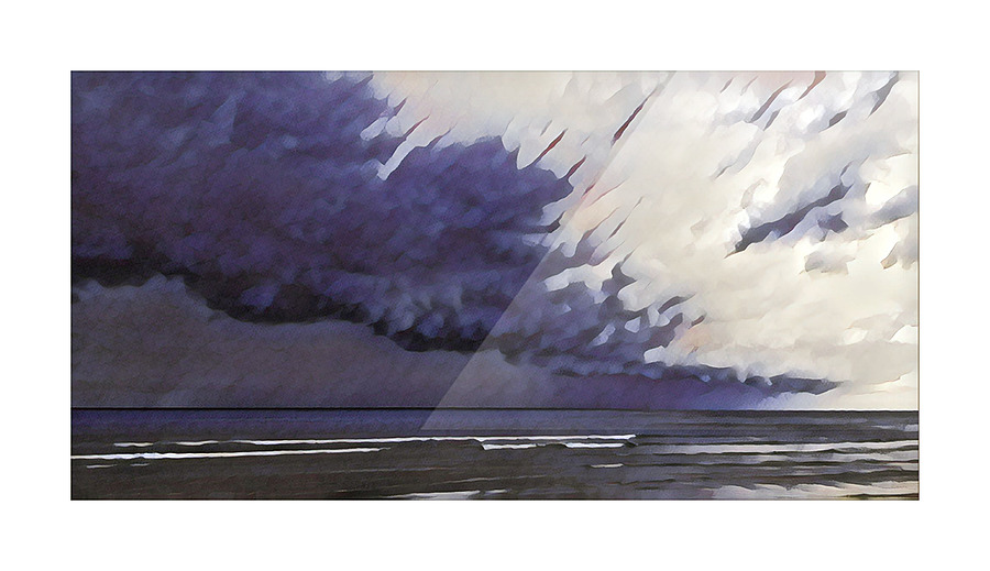 Lake Storm 4 Picture Frame print
