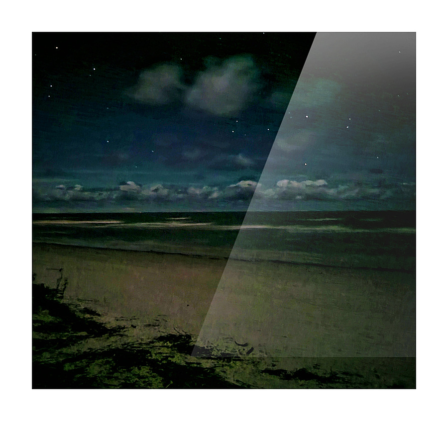Starry Shore Picture Frame print