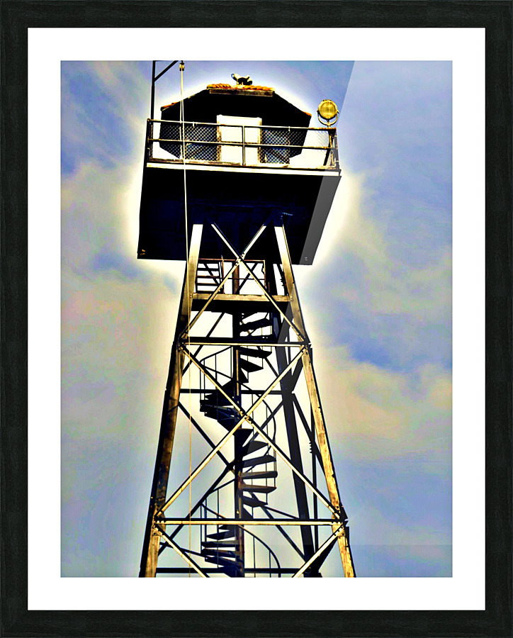 Guard tower Picture Frame print