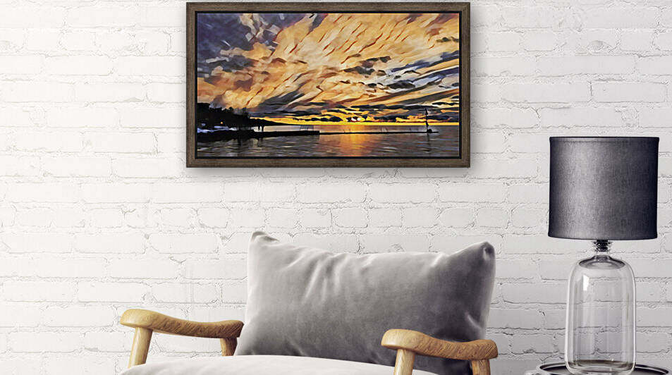 Sunset at the Bend 2 by Bluewater Artistry