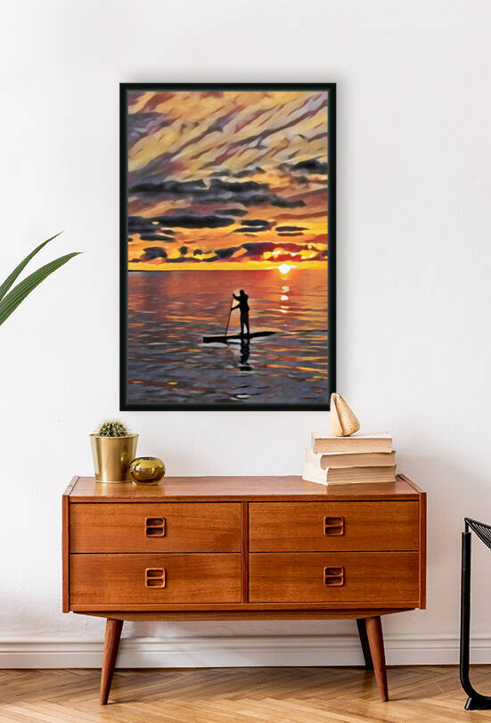 Sunset Paddleboard by Bluewater Artistry