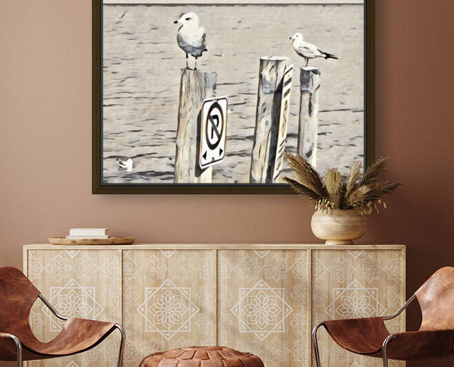 Boat Launch Gulls 1 by Bluewater Artistry