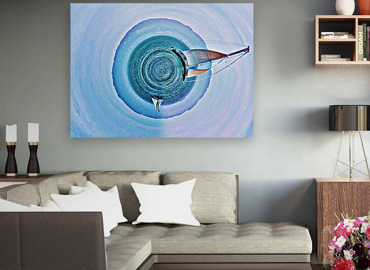 Sailboat Vortex by Bluewater Artistry