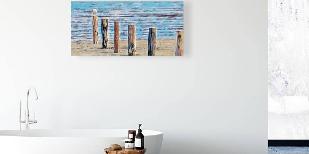 Morning at the Beach by Bluewater Artistry