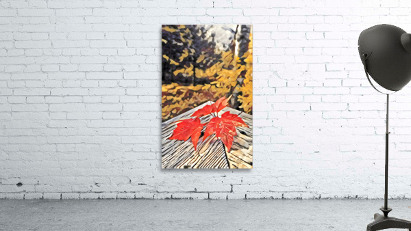 Backyard Leaves A Wall Preview