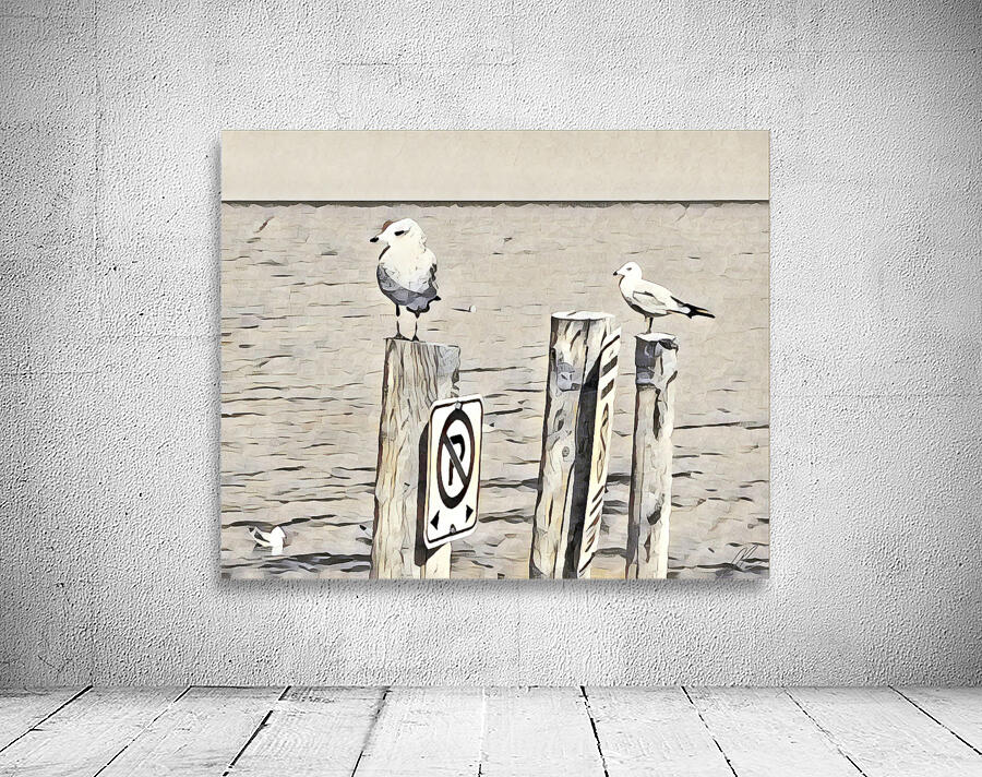 Boat Launch Gulls 1 Wall Preview