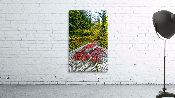 Backyard Leaves B Wall Preview