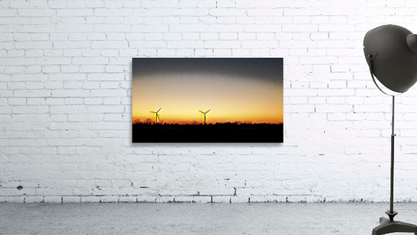 Dusk Turbines Wall Preview