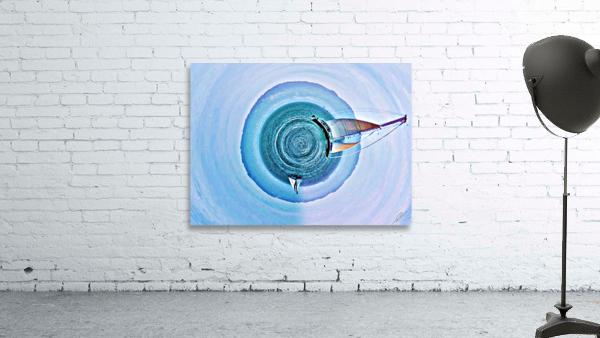 Sailboat Vortex Wall Preview