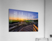 Board walk Sun Acrylic Print