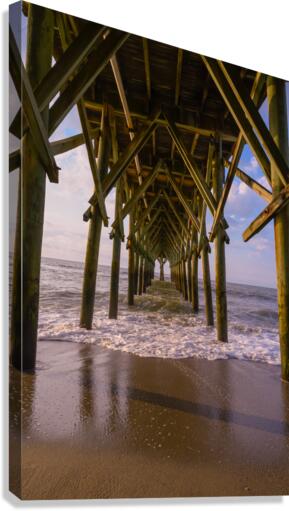 Under The Board walk Canvas Print