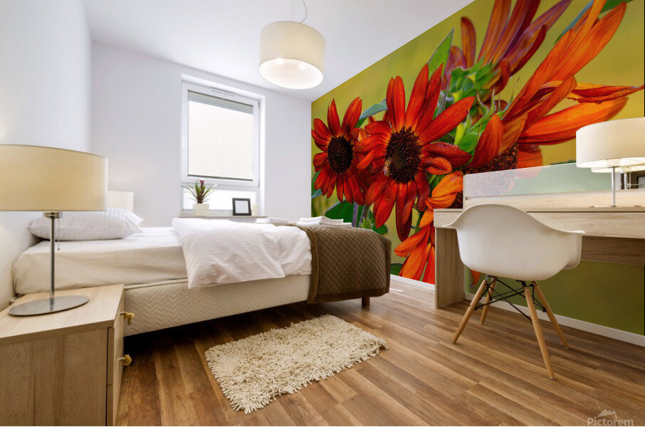 Sunflowers Mural print