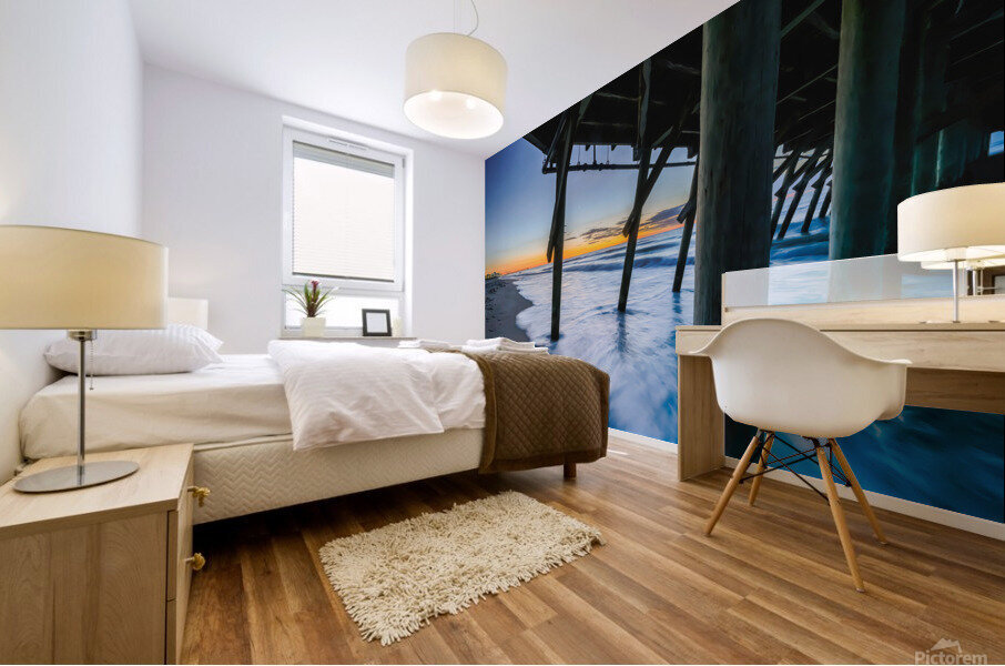 Under The Docks Mural print