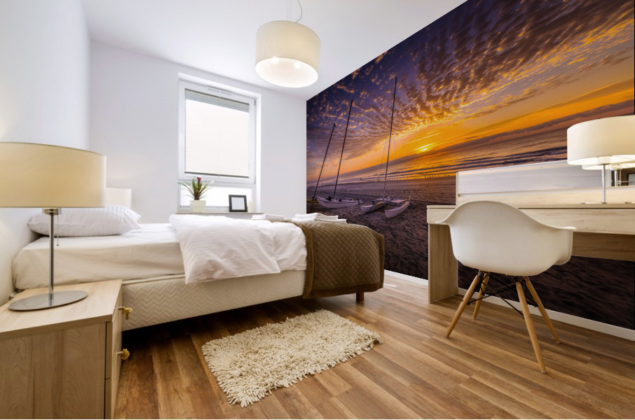 The Boat Mural print