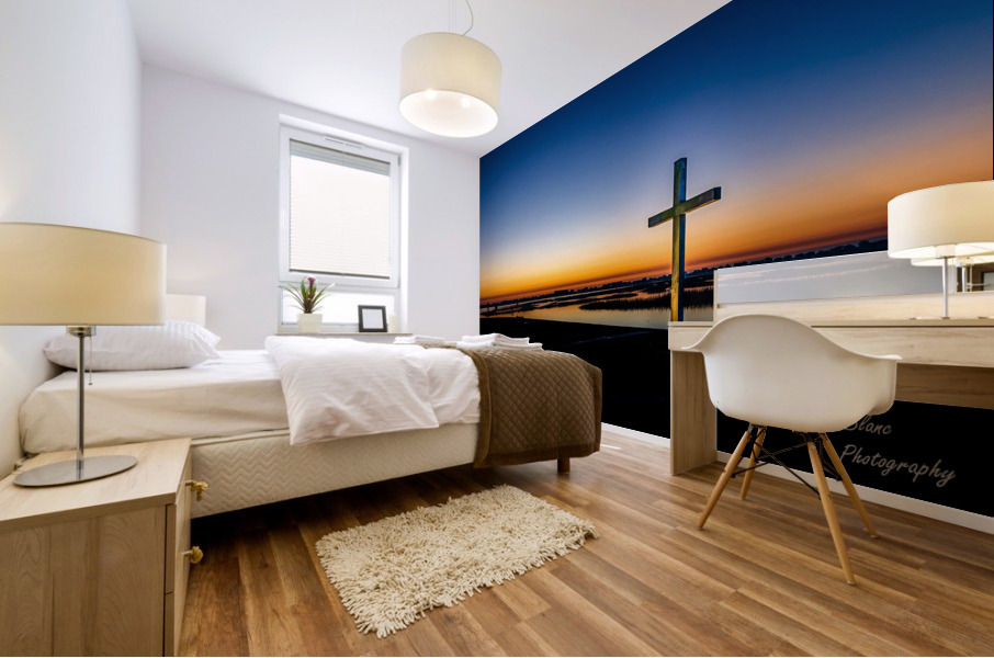 The cross Mural print