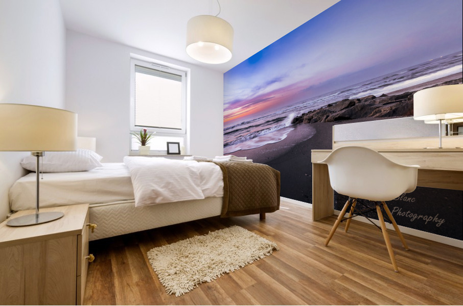 Breaking waters Mural print