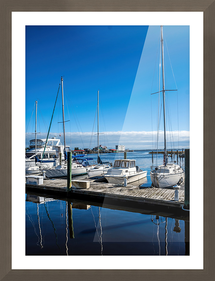 On The Docks Picture Frame print