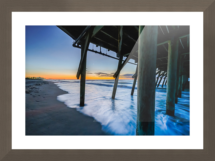 Under The Docks Picture Frame print