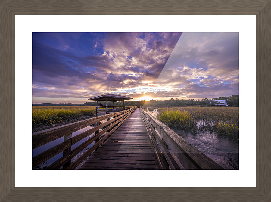 Golden Hour Picture Frame print