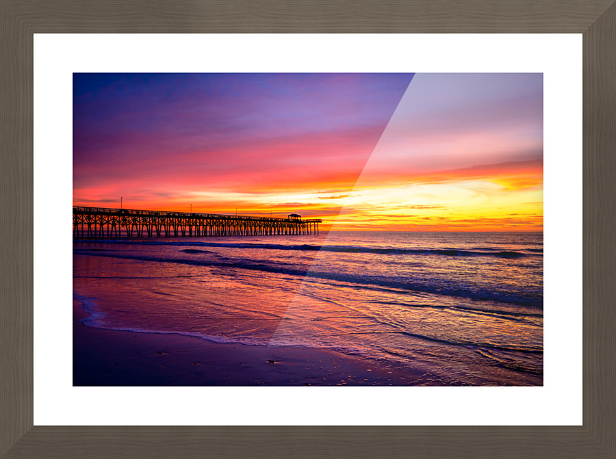 The Rise Picture Frame print