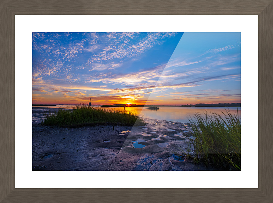 Marsh Land Picture Frame print
