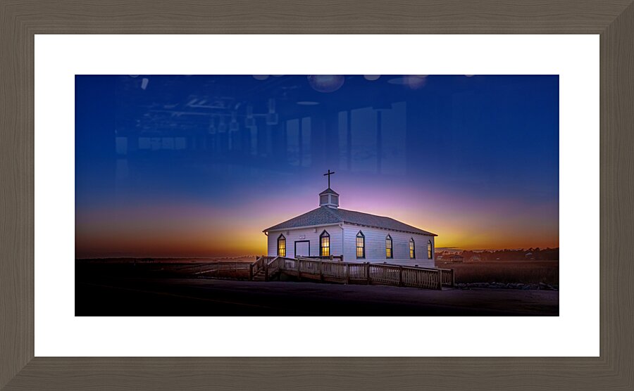 The Chapel Picture Frame print