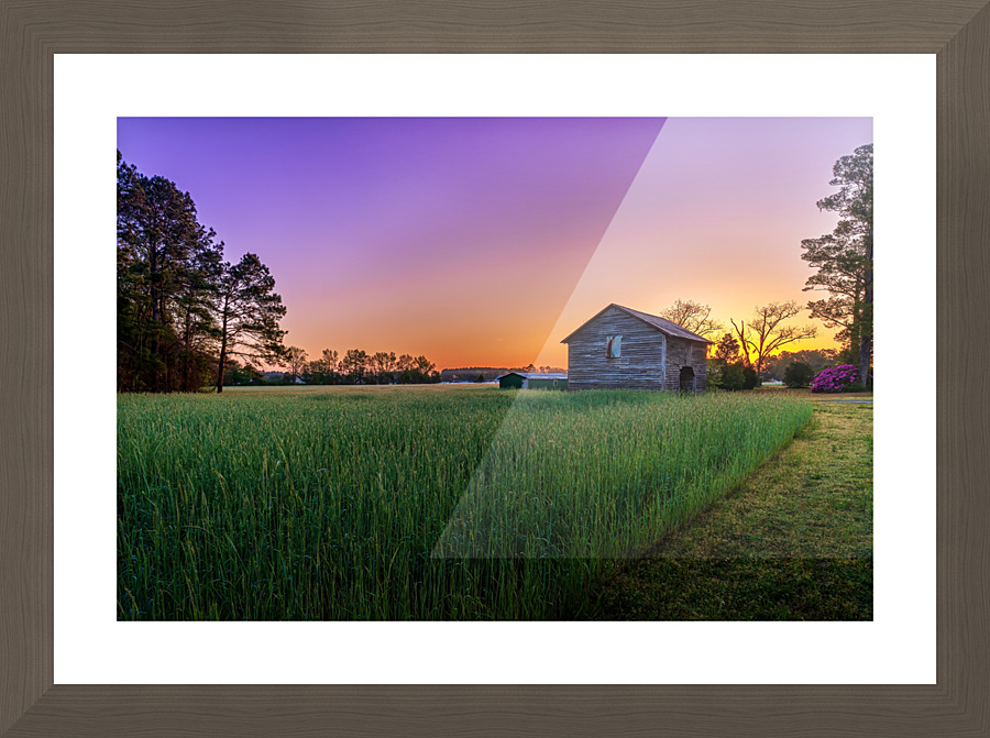 The Barn Picture Frame print